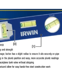 IRWIN Levels 250 9-in Magnetic Torpedo Level -Irwin Fashion Outlet 05068592