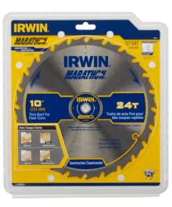 IRWIN Circular Saw Blades Marathon 10-in 24-Tooth Carbide Miter/Table Saw Blade -Irwin Fashion Outlet 05385557