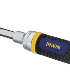 IRWIN Screwdrivers 8-Piece Plastic Handle Magnetic Ratcheting Set Multi-bit Screwdriver Set
