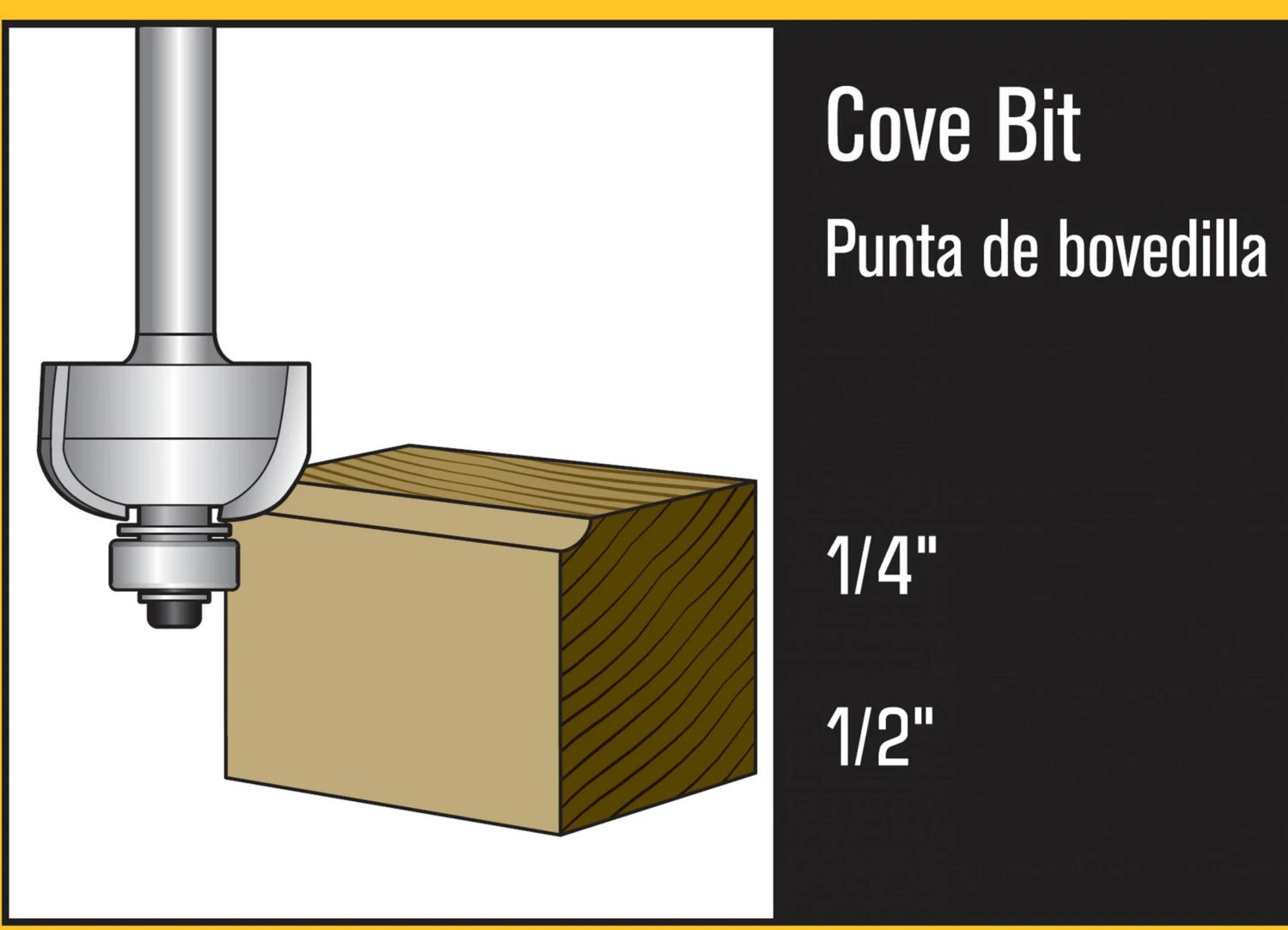 IRWIN Router Bit Sets 15-Piece Carbide-Tipped Router Bit Set 11 IRWIN Router Bit Sets 15-Piece Carbide-Tipped Router Bit Set - Image 9