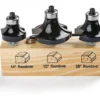 IRWIN Router Bit Sets 3-Piece Carbide-Tipped Router Bit Set -Irwin Fashion Outlet 08173638
