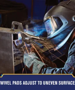 IRWIN VISE-GRIP Reduced Hand Span Fast Release 11-in Welding C-clamp Locking Pliers Swivel Tips -Irwin Fashion Outlet 09698429