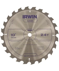 IRWIN Circular Saw Blades Classic 10-in 24-Tooth Carbide Miter/Table Saw Blade