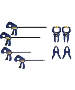IRWIN Clamps QUICK-GRIP 8-Pack Assorted Assorted Clamp Set Clamp