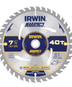 IRWIN Circular Saw Blades Marathon 7-1/4-in 40-Tooth Carbide Circular Saw Blade