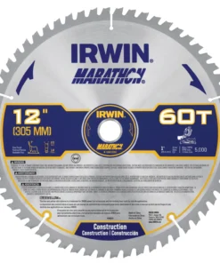 IRWIN Circular Saw Blades Marathon 12-in 60-Tooth Carbide Miter/Table Saw Blade