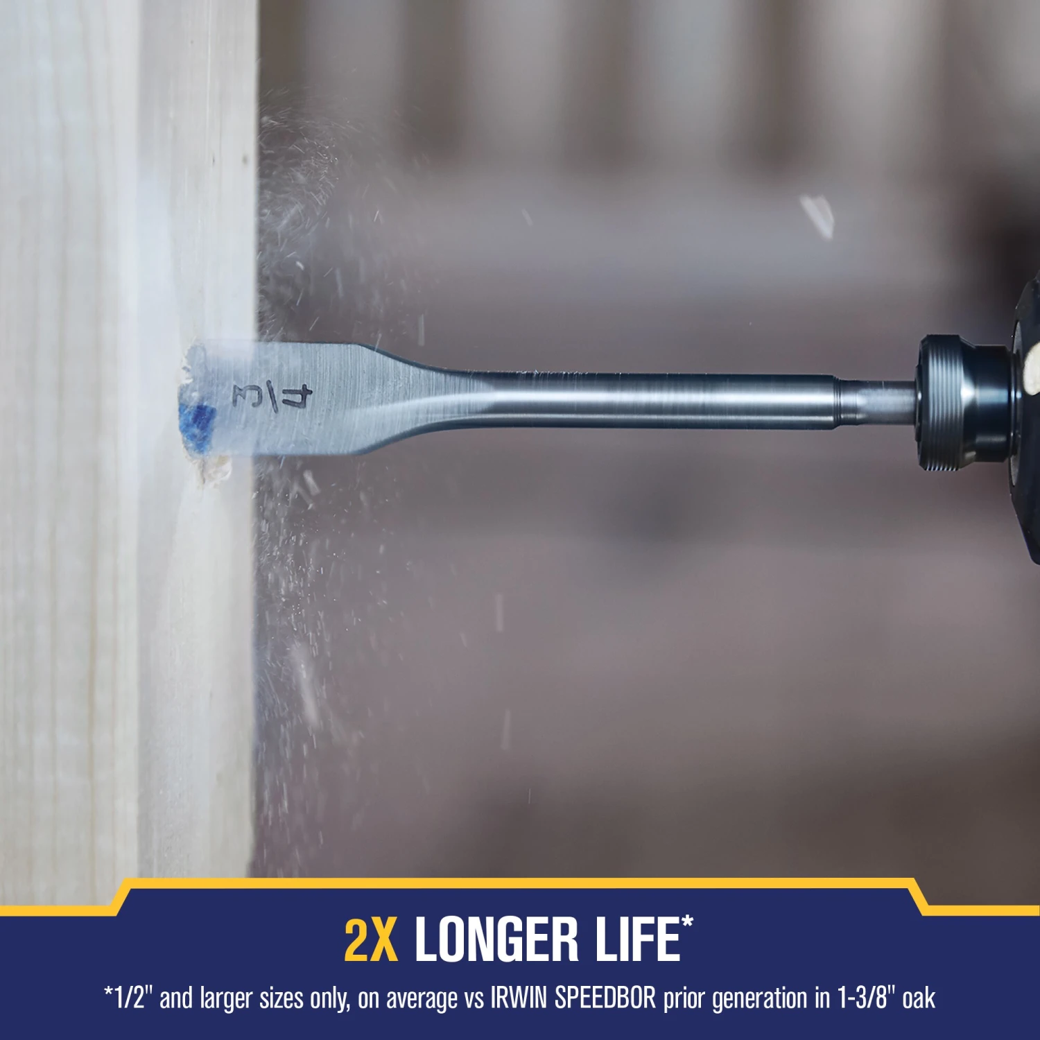 IRWIN Woodboring Drill Bits Standard length 15/16-in Woodboring Spade Drill Bit 7 IRWIN Woodboring Drill Bits Standard length 15/16-in Woodboring Spade Drill Bit - Image 5