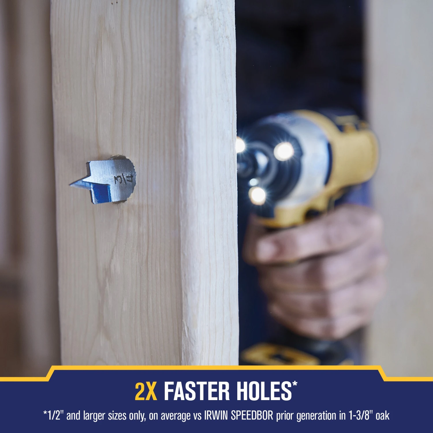 IRWIN Woodboring Drill Bits Standard length 15/16-in Woodboring Spade Drill Bit 8 IRWIN Woodboring Drill Bits Standard length 15/16-in Woodboring Spade Drill Bit - Image 6