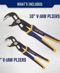 IRWIN Plier Sets VISE-GRIP GrooveLock 2-Pack Tongue & Groove Plier Set -Irwin Fashion Outlet 18258751