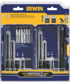 IRWIN Masonry Drill Bits 9-Piece x Set Carbide Masonry Drill Bit Set for Rotary Drill/Impact Driver -Irwin Fashion Outlet 18258905
