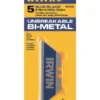 IRWIN Replacement Utility Blades Bi-Metal3/4-in Utility Razor Blade(5-Pack) -Irwin Fashion Outlet 18259813
