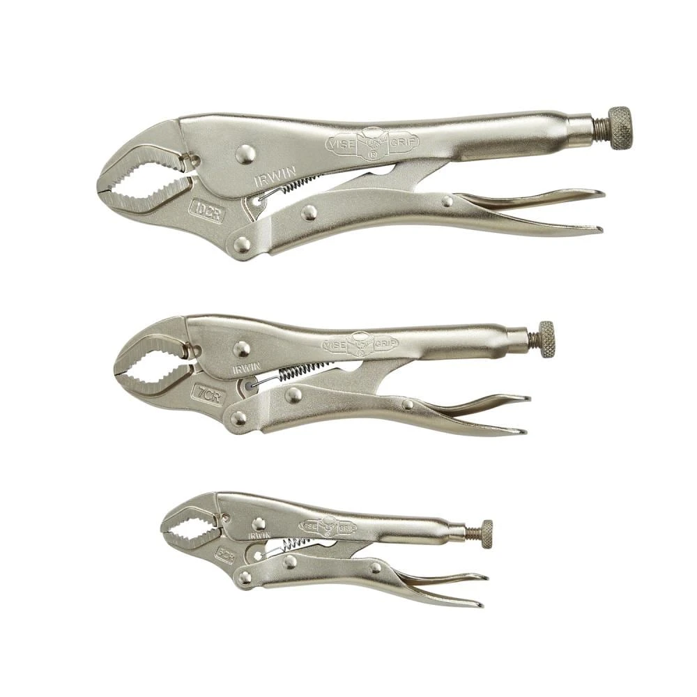 IRWIN Plier Sets VISE-GRIP Original 3-Pack Locking Plier Set 3 IRWIN Plier Sets VISE-GRIP Original 3-Pack Locking Plier Set