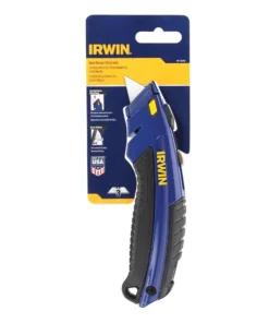 IRWIN Utility Knives 3/4-in 3-Blade Retractable Utility Knife with On Tool Blade Storage -Irwin Fashion Outlet 18314816