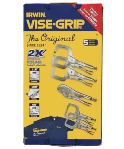 IRWIN Plier Sets VISE-GRIP Original 5-Pack Locking Plier Set -Irwin Fashion Outlet 18315138