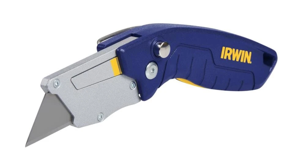 IRWIN Utility Knives Pro flip 1-Blade Folding Utility Knife with On Tool Blade Storage 4 IRWIN Utility Knives Pro flip 1-Blade Folding Utility Knife with On Tool Blade Storage - Image 2
