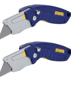 IRWIN Utility Knives ProFlip 3/4-in 2-Blade Folding Utility Knife with On Tool Blade Storage