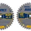 IRWIN Circular Saw Blades Irwin Marathon Large Diameter Saw Blades Marathon 2-Pack 10-in 40-Tooth Tungsten Carbide-tipped Steel Miter/Table Saw Blade Set -Irwin Fashion Outlet 44080526 scaled